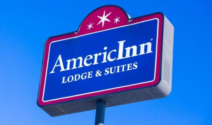 AmericInn Lodge and Suites Motel Sign and Logo