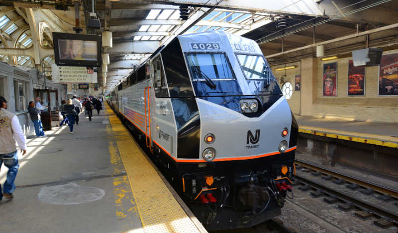 nj transit train hoboken