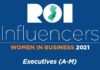 ROI Influencers: Women in Business 2021 — Executives (A-M)